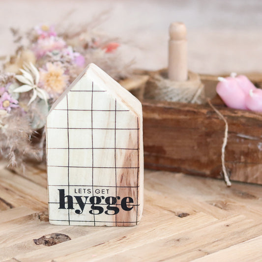 Holzhaus "lets get hygge"
