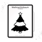 Plotterdatei / Laserdatei Schablonen "Weihnachtsbaum" (.dxf, .svg und .png)