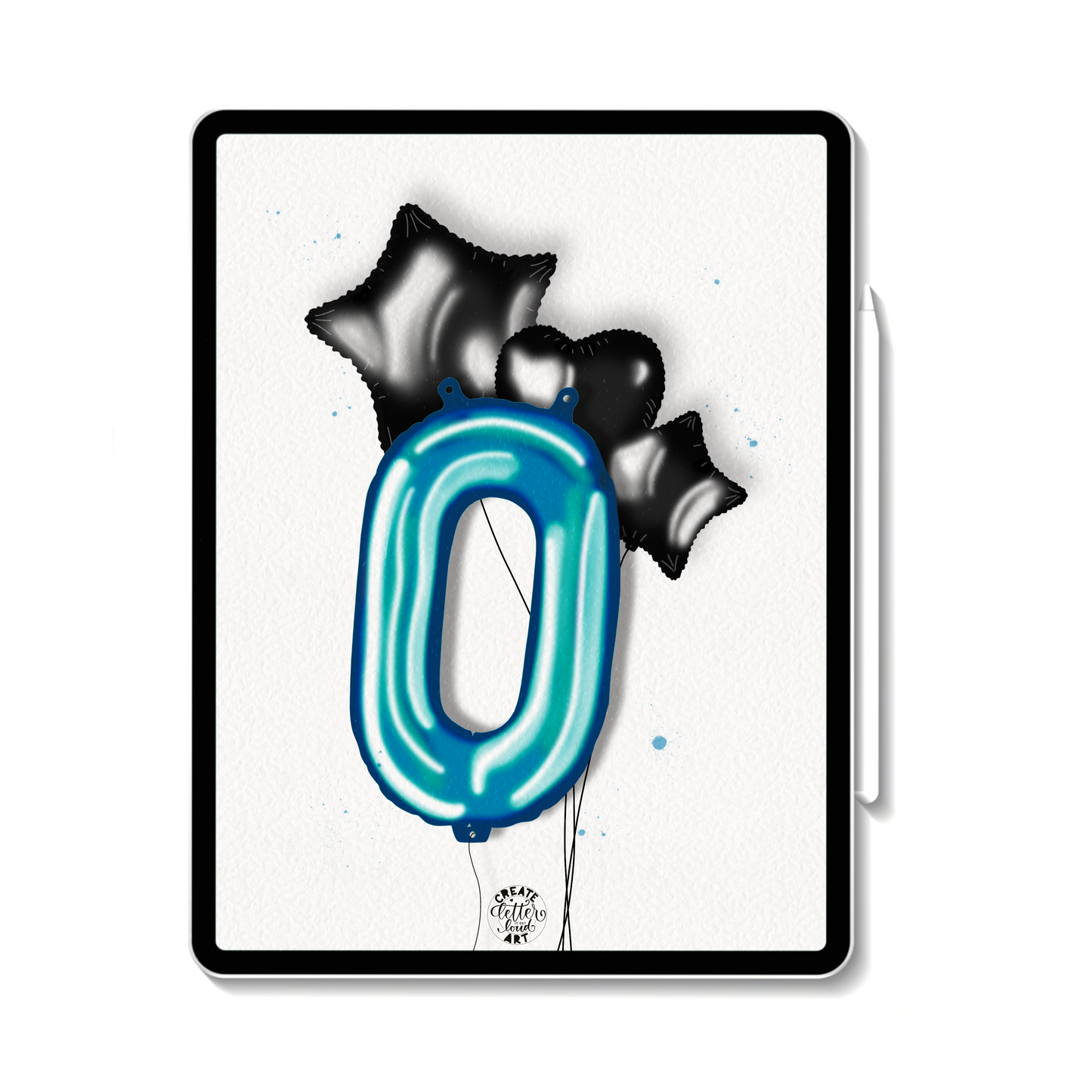 Procreate Ballons „Letters“, Download